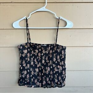 American Eagle Floral Crop Top - Size M